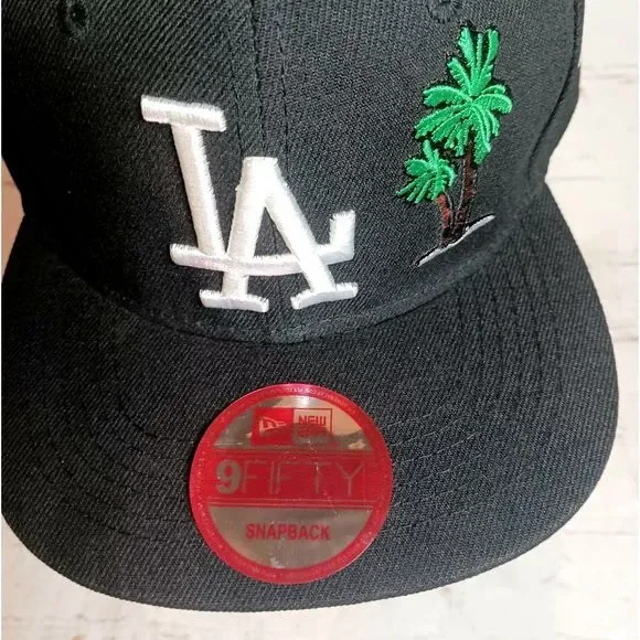NEW ERA 9FIFTY LOS ANGELES DODGERS PALM TREE SNAPBACK HAT - Picture 3 of 7